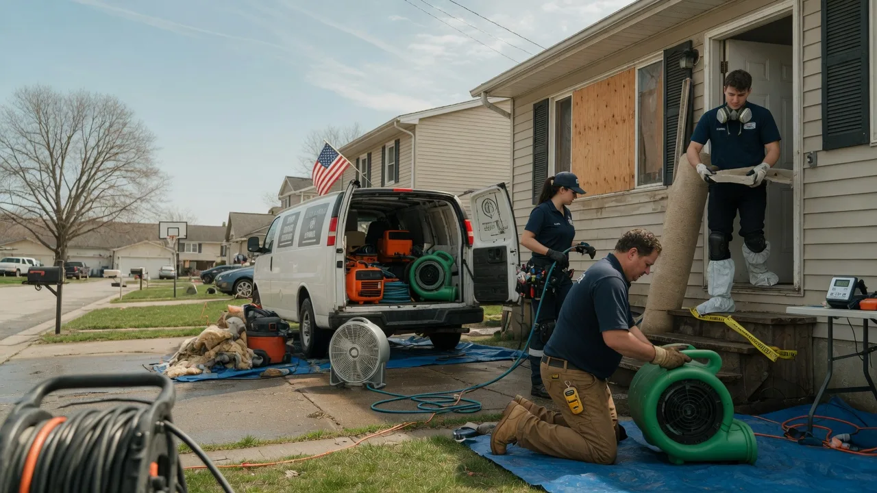 Water Damage Restoration in Fall River, WI near me